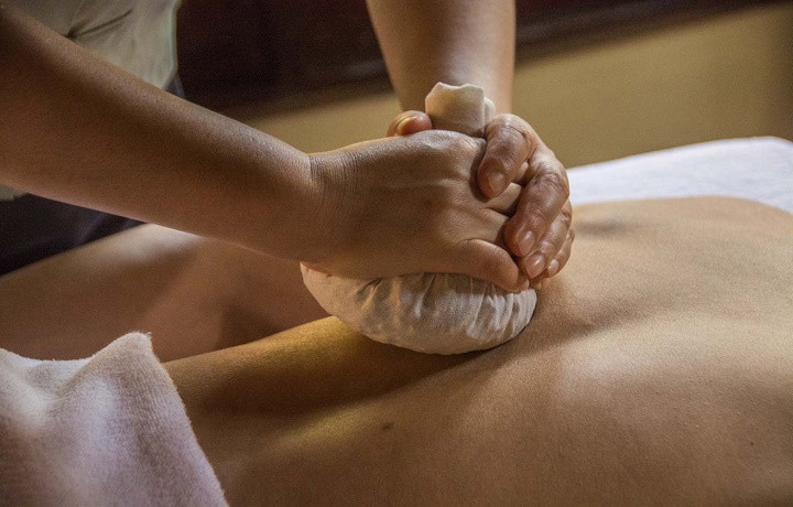 Thai Herbal Ball Hot Compress Massage in dubai